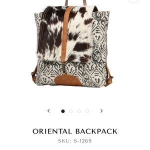 Myra Oriental Cowhide Backpack